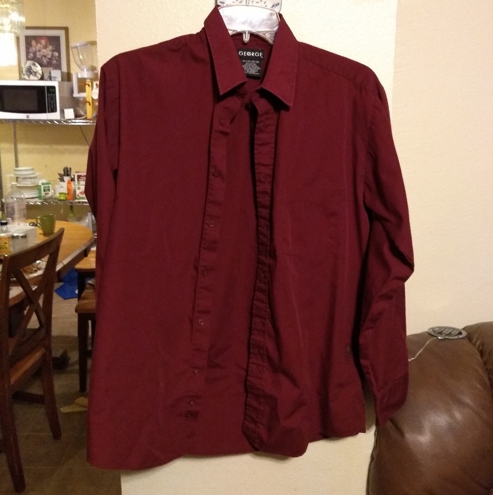Red Button up